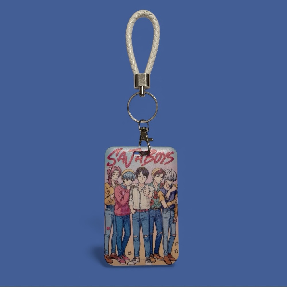 K-Pop Demon Hunters Saja Boys Photo Card Holder/Keychain or Bag charm